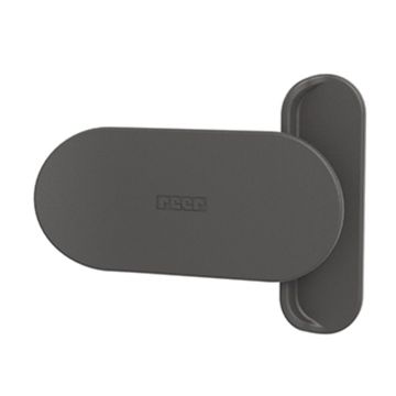 Set 2 sigurante pentru aparate electrice DesignLine cu adeziv gri-antracit, Reer