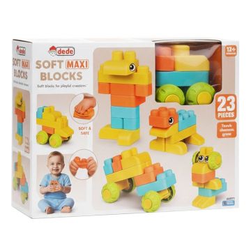 Set de constructie, Dede, Soft Maxi Blocks, 23 piese