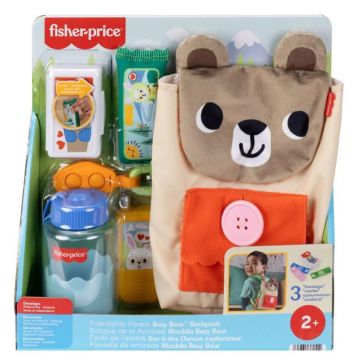 Set jucarii in rucsac, Fisher Price, Friendship Forest Busy Bear, JLB86