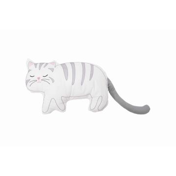 Set Somnart cu paturica brodata si perna pisica