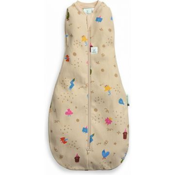 Sistem de infasat si sac de dormit, ErgoPouch, 2 in 1, 3-6 luni, 6-8 kg, TOG 1, Bumbac organic, Fermoar bidirectional, Transformabil, Lavabil la masina, Certificat non-toxic, Premiat in Australia, Multicolor