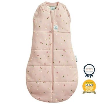 Sistem de infasat si sac de dormit, ErgoPouch, 2 in 1, 3-6 luni, 6-8 kg, TOG 2.5, Bumbac organic, Fermoar bidirectional, Transformabil, Lavabil la masina, Certificat non-toxic, Premiat in Australia, Model musetel, Roz