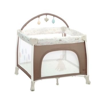 Tarc de joaca, Jane, Travel Fun, Cu arcada cu jucarii, Geanta de transport 98x101x80 cm, Iris