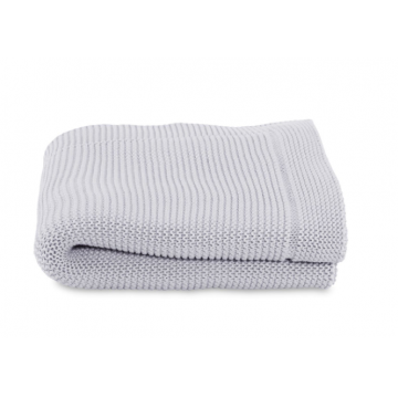 Paturica tricot pentru patuturi Chicco Light Grey 0luni+