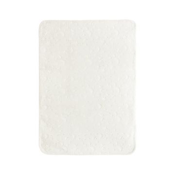 Paturica pentru bebelusi Lorelli Twinkle Beige, material moale, model decorativ in relief, 80x110 cm, 0 luni+