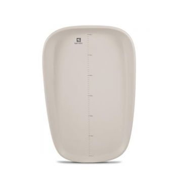 Saltea de infasat din spuma poliuretanica moale, Lorelli Lulu, suprafata gradata, antialunecare, impermeabila, 43 x 10 x 68 cm, Beige