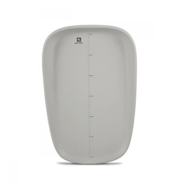 Saltea de infasat din spuma poliuretanica moale, Lorelli Lulu, suprafata gradata, antialunecare, impermeabila, 43 x 10 x 68 cm, Grey