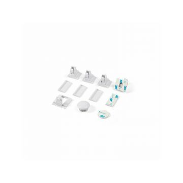 Set protectIi, BabyOno, Pentru mobila, Usor de instalat, Magnetice si adeziv 3M, 4 buc, Alb