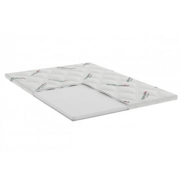 Topper Hypoallergenicmed Antibacteria, cu husa detasabila si lavabila 140 x 190 x 7 cm