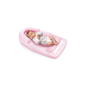 Salteluta cu plan inclinat si saculet cu samburi de visine BabyJem Pink Salteluta cu plan inclinat si saculet cu samburi de visine BabyJem Pink